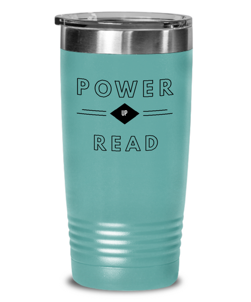 Power Up Read Tumbler, readers gift