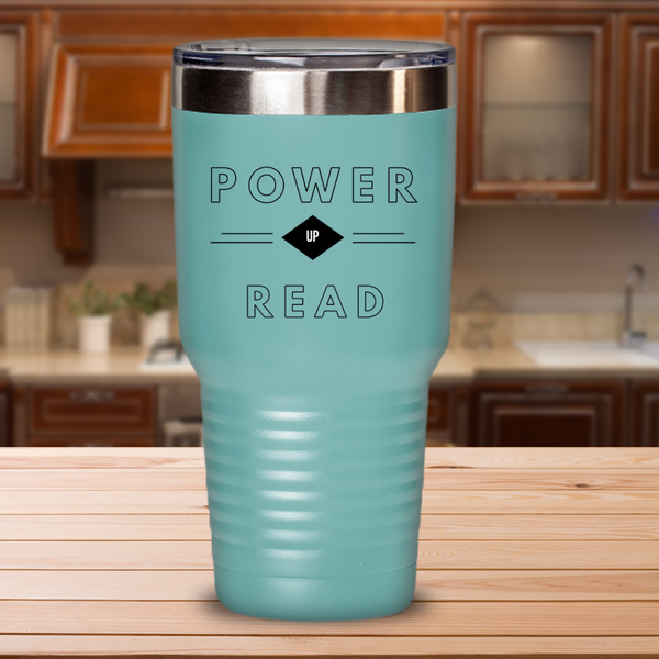 Power Up Read Tumbler, readers gift